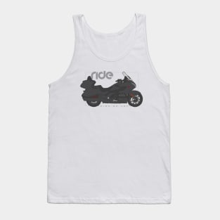 Ride gold wing tour black Tank Top